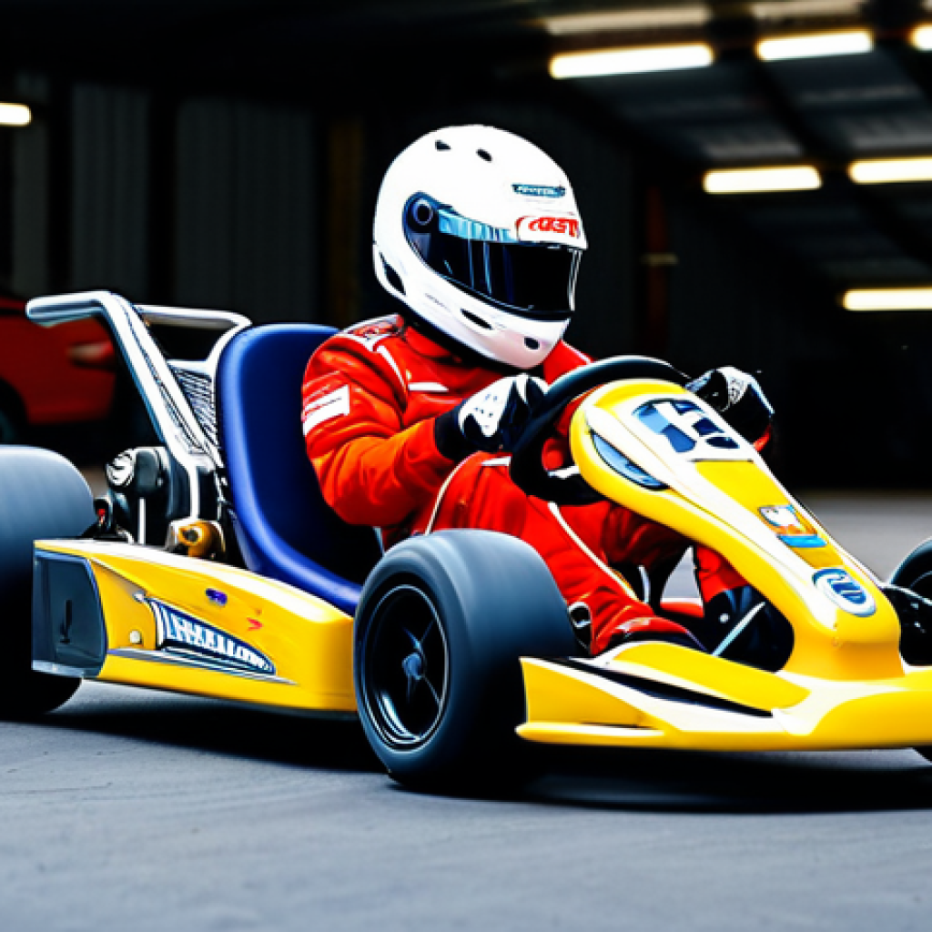 Kart Selection**

"A friendly, cartoon-style character (fully clothed in a racing suit) choosing between three karts: a speed-focused kart, a stable kart, and a balanced kart, in a brightly lit garage. Safe for work, appropriate content, family-friendly. Perfect anatomy, correct proportions, natural pose, well-formed hands. The scene emphasizes strategy and fun."

**