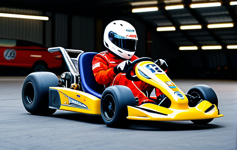 Kart Selection**
"A friendly, cartoon-style character (fully clothed in a racing suit) choosing between three karts: a speed-focused kart, a stable kart, and a balanced kart, in a brightly lit garage. Safe for work, appropriate content, family-friendly. Perfect anatomy, correct proportions, natural pose, well-formed hands. The scene emphasizes strategy and fun."
**