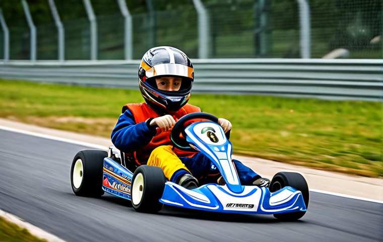 카트라이더 라이센스 취득 꿀팁 - Mastering the Kart**
"A beginner kart racer, fully clothed in racing attire, practicing basic kart ...