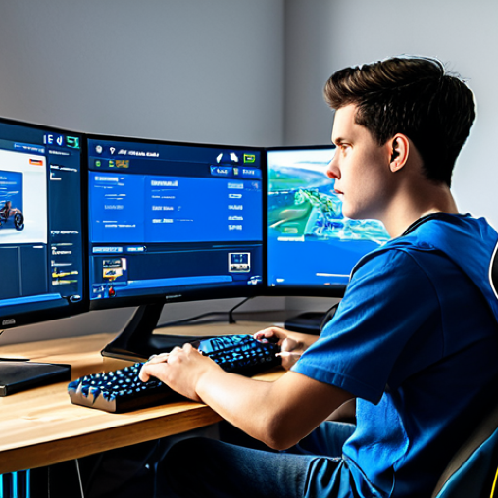 카트라이더 초보 유저를 위한 게임 공략법 - Kart Selection**
"A gamer carefully analyzing KartRider kart stats on a computer screen, surrounded...