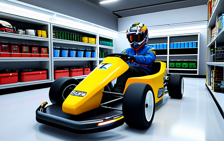 카트라이더 트랙 공략 동영상 추천 - Learning from a Pro**

"A gamer attentively watching a KartRider tutorial on a large monitor, fully ...