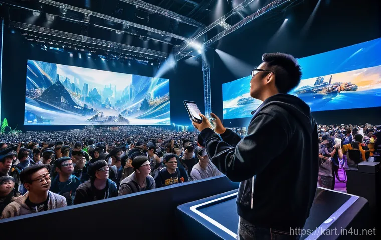 카트라이더 팬아트와 글로벌 커뮤니티 연계 - **Prompt:** A lively, outdoor scene where individuals in professional, full-body cosplay of popular ... 카트라이더 팬아트와 글로벌 커뮤니티 연계 - **Prompt:** A lively, outdoor scene where individuals in professional, full-body cosplay of popular ...