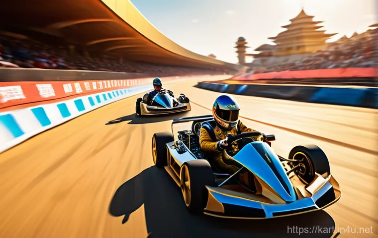 카트라이더 전설 트랙의 비밀 - **Prompt:** A group of classic KartRider characters, such as Dao and Bazzi, in their iconic racing s... 카트라이더 전설 트랙의 비밀 - **Prompt:** A group of classic KartRider characters, such as Dao and Bazzi, in their iconic racing s...