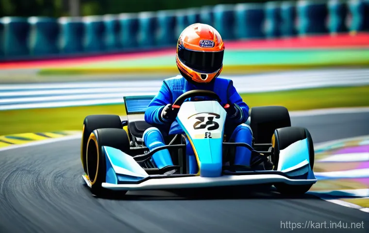 카트라이더 스피드전 플레이 분석 - **Prompt:** A highly skilled KartRider racer, wearing a sleek, futuristic racing suit and a polished... 카트라이더 스피드전 플레이 분석 - **Prompt:** A highly skilled KartRider racer, wearing a sleek, futuristic racing suit and a polished...