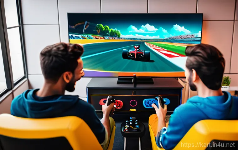 카트라이더 초보 유저와 이벤트 활용 공략 - **Image Prompt: Dynamic Seasonal Event Race**
A high-energy race scene with three diverse cartoo... 카트라이더 초보 유저와 이벤트 활용 공략 - **Image Prompt: Dynamic Seasonal Event Race**
A high-energy race scene with three diverse cartoo...