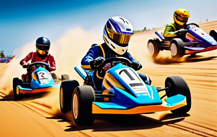 카트라이더 베테랑 조언 모음 - A highly skilled KartRider racer executing a flawless "cutting drift" and "tok-tok drift" sequence o...