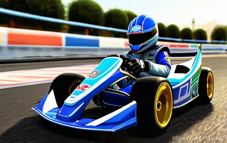 카트라이더 신규 유저의 게임 공략 노하우 - **Prompt 2: Strategic Team Play in Item Mode**
    An action-packed, dynamic cartoon illustration of...