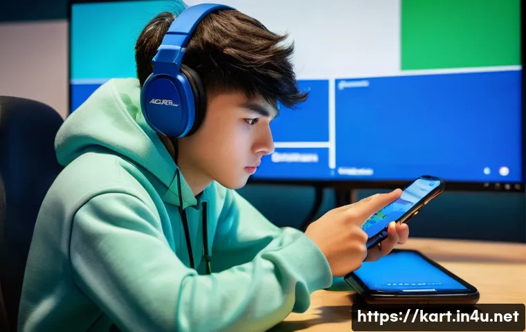카트라이더 공략 블로그 추천 - **Prompt:** A young male gamer, around 16 years old, with short dark hair and wearing a comfortable ...
